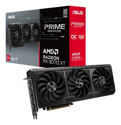 Tarjeta de Video Asus PrimeRX 9070 XT OC 16GB 256-bit GDDR6 PCI Express 5.0