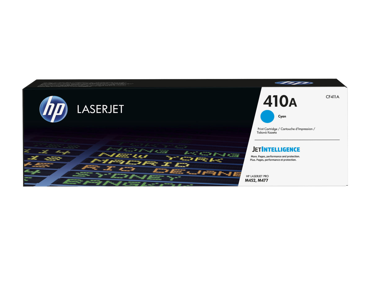 Toner HP LaserJet 410A Cian