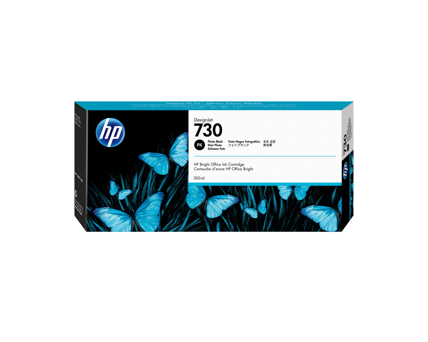 Tinta HP DesignJet 730 300ml Color Negro Fotográfico