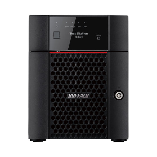 Buffalo TeraStation TS3430DN3204 NAS Escritorio Alpine AL524 2 GB DDR4 24 TB Unidad de disco duro Negro