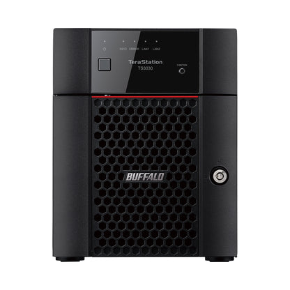 Buffalo TeraStation TS3430DN3204 servidor NAS o de almacenamiento Escritorio Alpine AL524 2 GB DDR4 32 TB Unidad de disco duro Negro