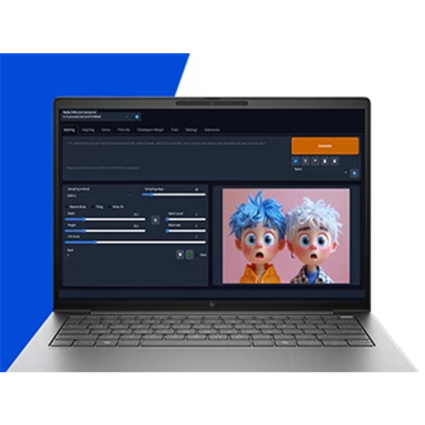 Workstation HP ZBook 8 G1i 14 Intel Core Ultra 7 16GB RAM 512GB SSD Windows 11 Pro
