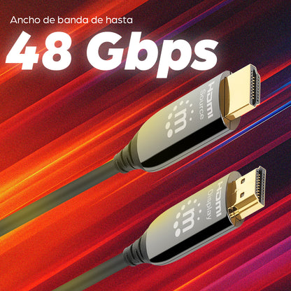 Manhattan 356176 cable HDMI 15 m HDMI Tipo A (Estándar) Negro