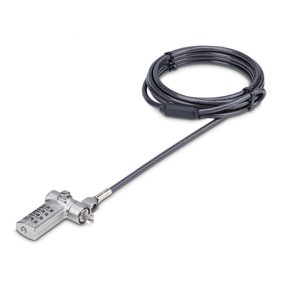 StarTech.com UNIVC4D-LAPTOP-LOCK cable antirrobo Negro, Plata