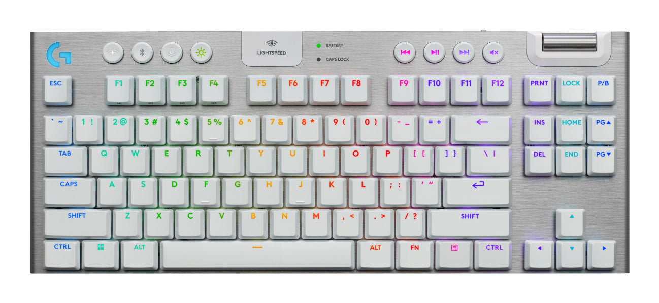 Teclado Logitech G915 X  LightSpeed TKL Blanco