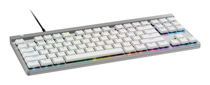 Teclado Logitech G515 TKL Wired Gaming  USB Color Blanco