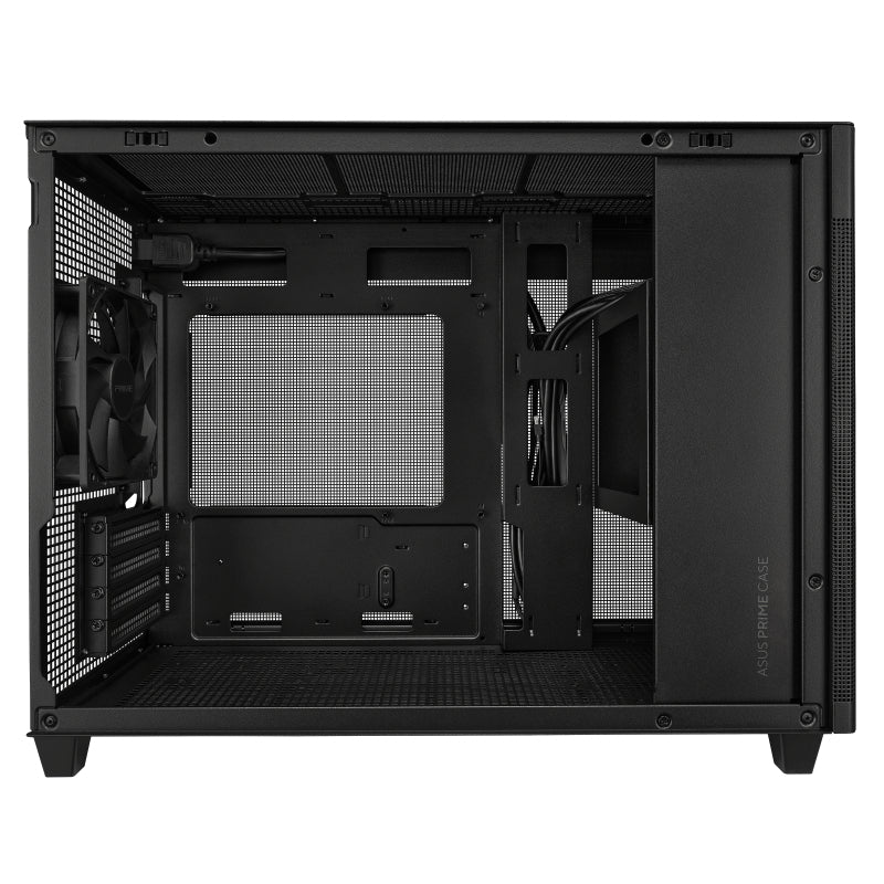 Gabinete Asus Prime AP201 Black Paneles de Malla Micro ATX Negro