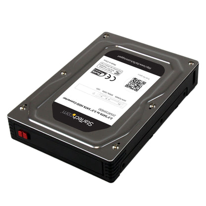 StarTech.com 25SAT35HDD panel para bahía de discos 8.89 cm (3.5") Bandeja de almacenamiento Negro, Plata