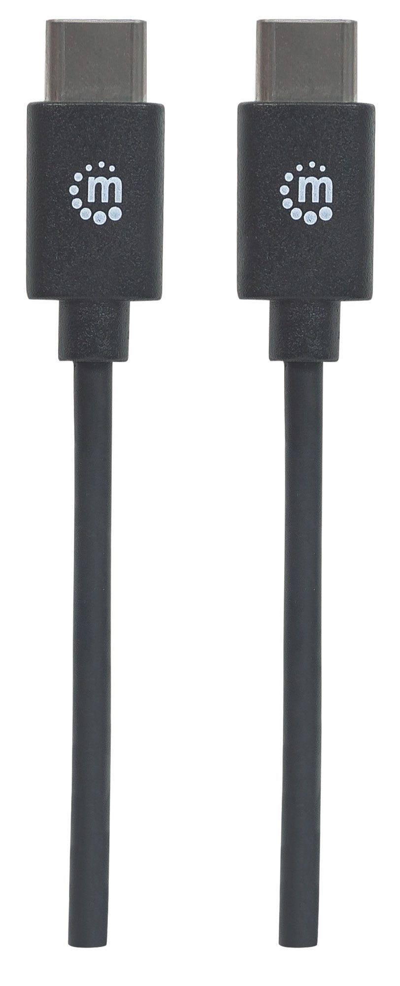 Cable Manhattan USB-C 2.0 Alta Velocidad 2m Color Negro