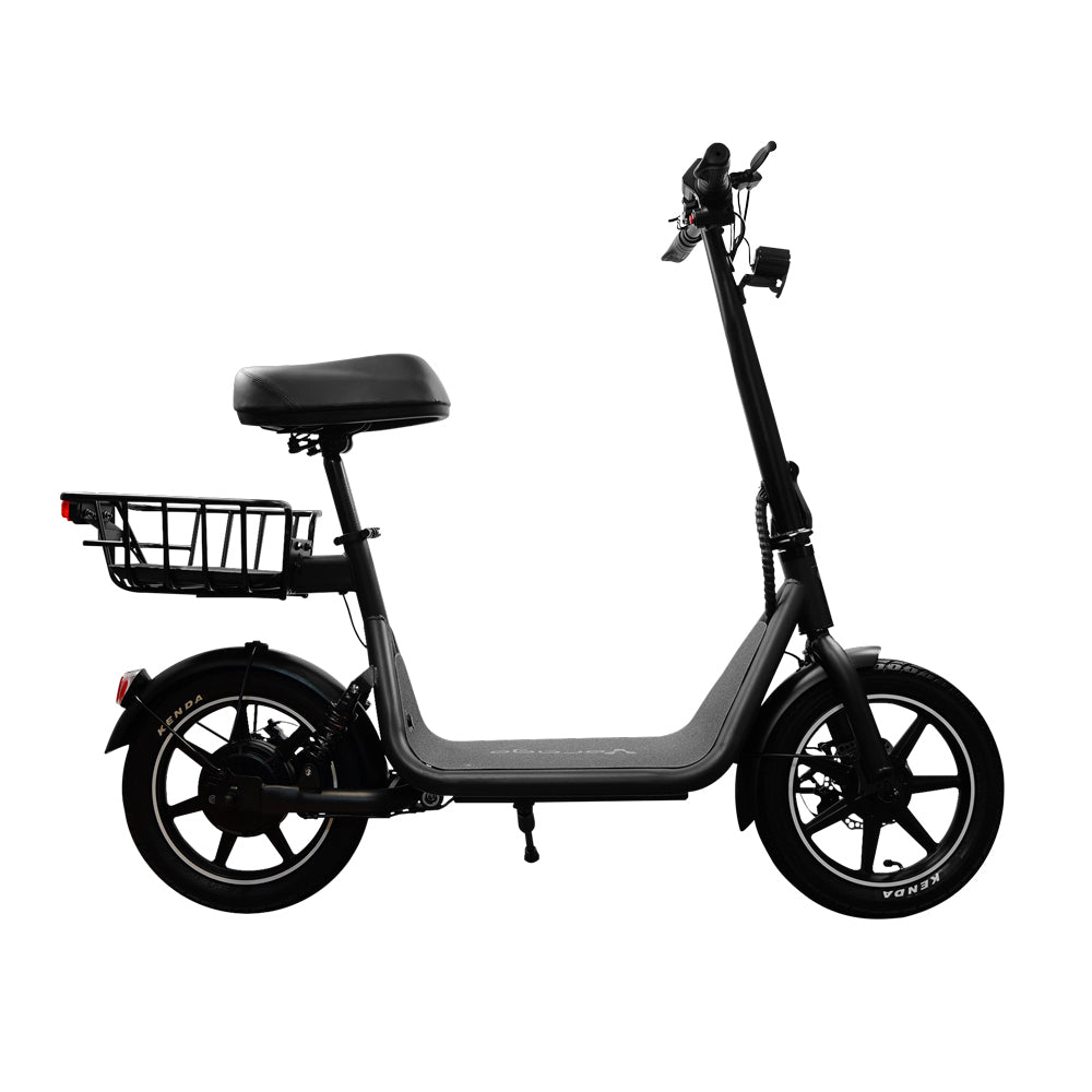 Scooter Electrico Vorago SC-400 400W 36V 14 quot con Asiento Negro
