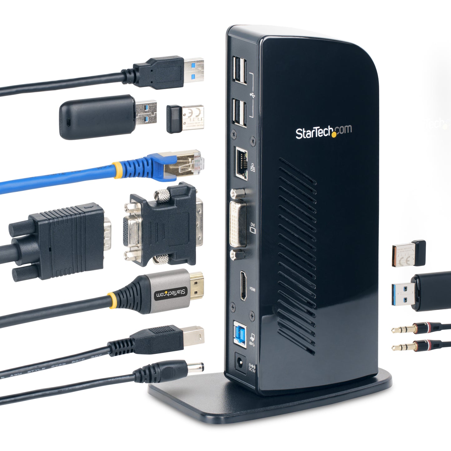StarTech.com USB3SDOCKHD base para laptop o replicador de puertos Alámbrico USB 3.2 Gen 1 (3.1 Gen 1) Type-B Negro