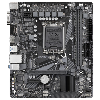 Tarjeta Madre Gigabyte B760M K V2 2xDDR4 64GB 3200Mhz HDMI VGA M.2 PCIe 4.0 S 1700 12th 13th 14th Gen mATX
