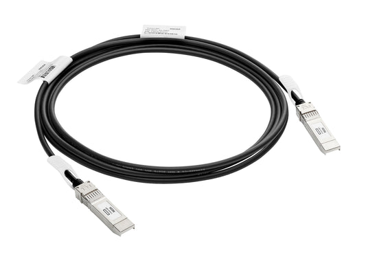 HPE Aruba Networking 10G SFP+ to SFP+ 3m Direct Attach Copper Cable cable InfiniBand y de fibra óptica SFP+ DAC Negro