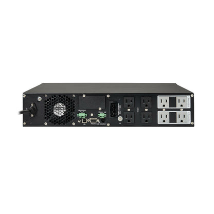 Tripp Lite SU1000RTXLCD2U sistema de alimentación ininterrumpida (UPS) Doble conversión (en línea) 1 kVA 6 salidas AC