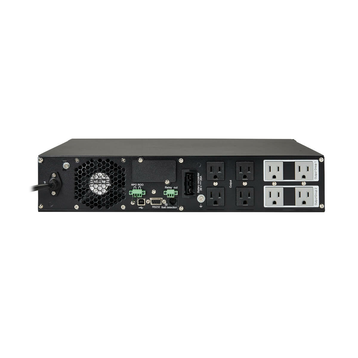 Tripp Lite SU1000RTXLCD2U sistema de alimentación ininterrumpida (UPS) Doble conversión (en línea) 1 kVA 6 salidas AC