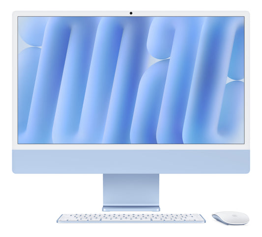 Apple iMac Apple M M4 59.7 cm (23.5") 4480 x 2520 Pixeles PC todo en uno 16 GB 512 GB SSD macOS Sequoia Wi-Fi 6E (802.11ax) Azul