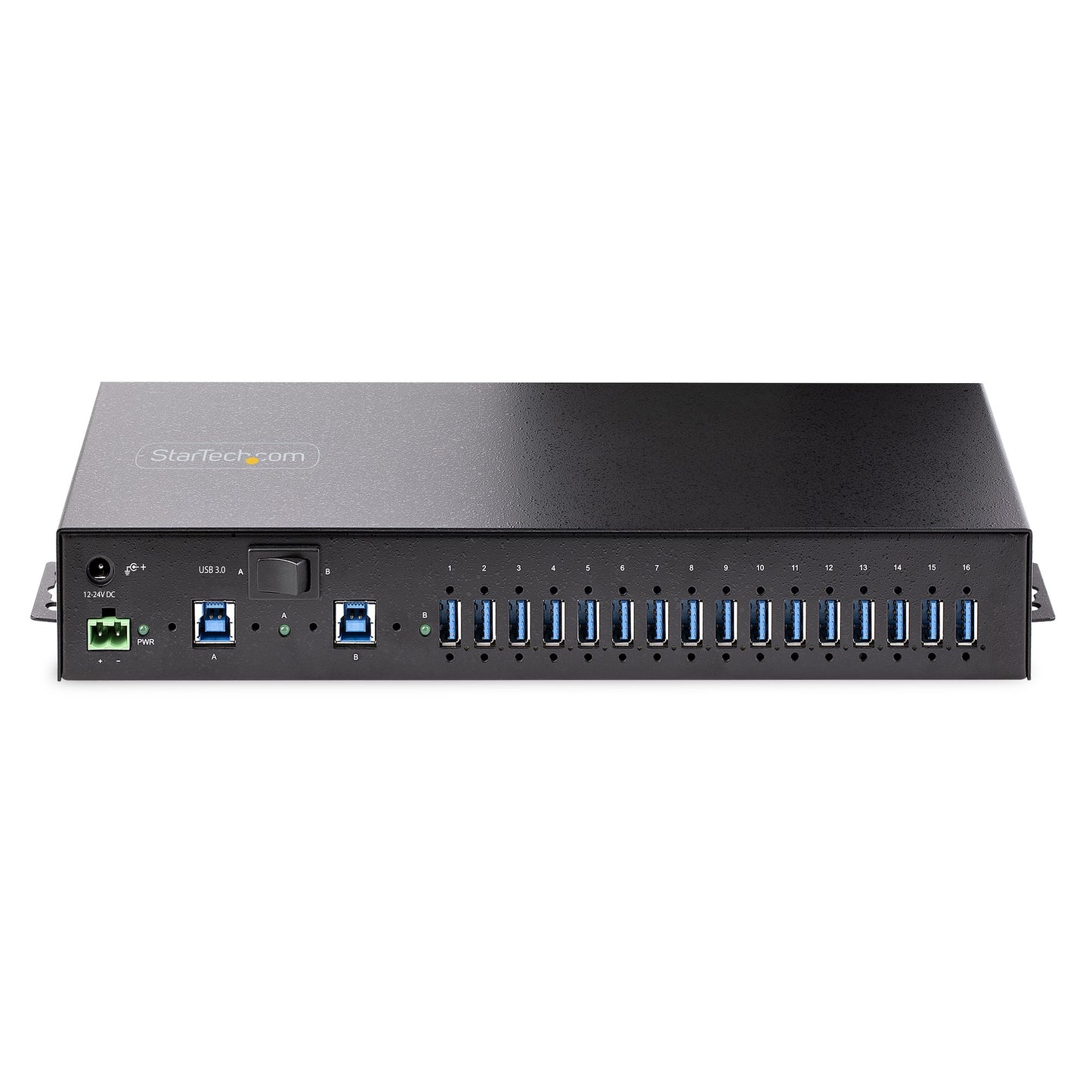 StarTech.com 5G16AINDS-USB-A-HUB nodo concentrador USB 3.2 Gen 1 (3.1 Gen 1) Type-B 5000 Mbit/s Negro