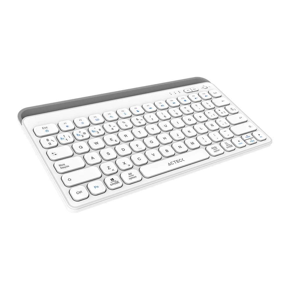 Teclado Acteck Inspire Trek TI737 65% Inalámbrico RF Inalámbrico Bluetooth Blanco Español
