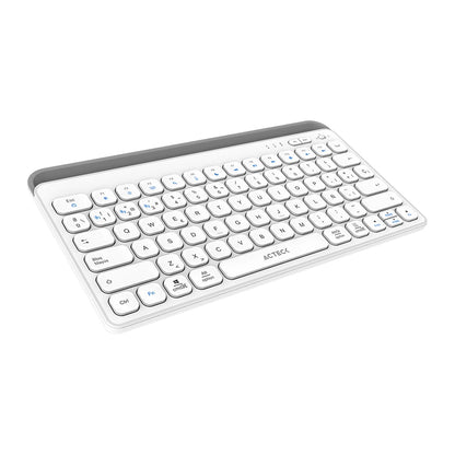 Teclado Acteck Inspire Trek TI737 65% Inalámbrico RF Inalámbrico Bluetooth Blanco Español