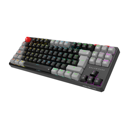 Balam Rush BR-940672 teclado Juego RF inalámbrico + bluetooth QZERTY Español Negro, Gris