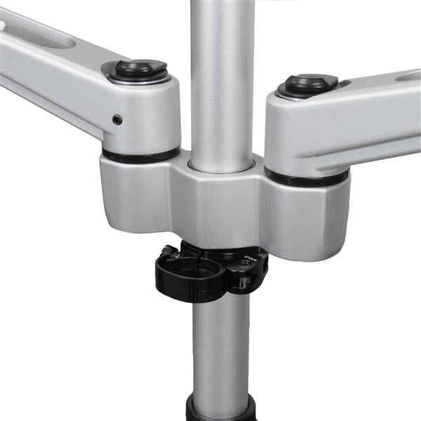 StarTech.com ARMDUAL30 soporte para pantalla plana 76.2 cm (30") Escritorio Negro, Plata