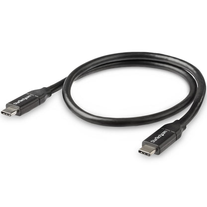 StarTech.com USB2C5C50CM cable USB 0.5 m 0.48 Gbit/s 100 W Negro