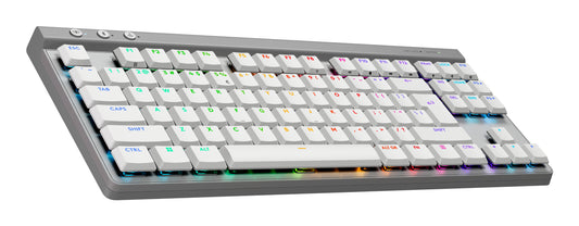 Teclado Logitech G515 LightSpeed TKL Inalambrico  Gaming  USB Color Blanco