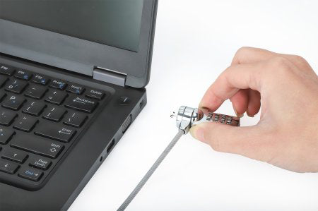 Candado de Seguridad Manhattan Antirrobo para Laptop con Ranura K-slot Combinación 4 Dígitos