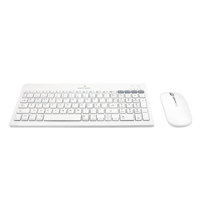 Perfect Choice PC-201380 teclado Ratón incluido Universal RF inalámbrico + bluetooth Blanco