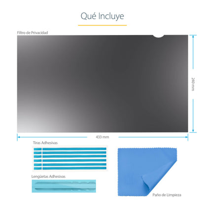 StarTech.com 23669-PRIVACY-SCREEN filtro para monitor 59.9 cm (23.6") Filtro de privacidad para pantallas sin marco