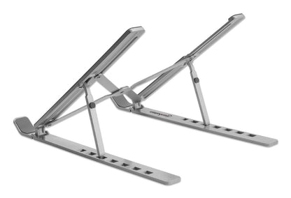 Soporte laptop Manhattan p/Escritorio de posiciones aluminio ECO
