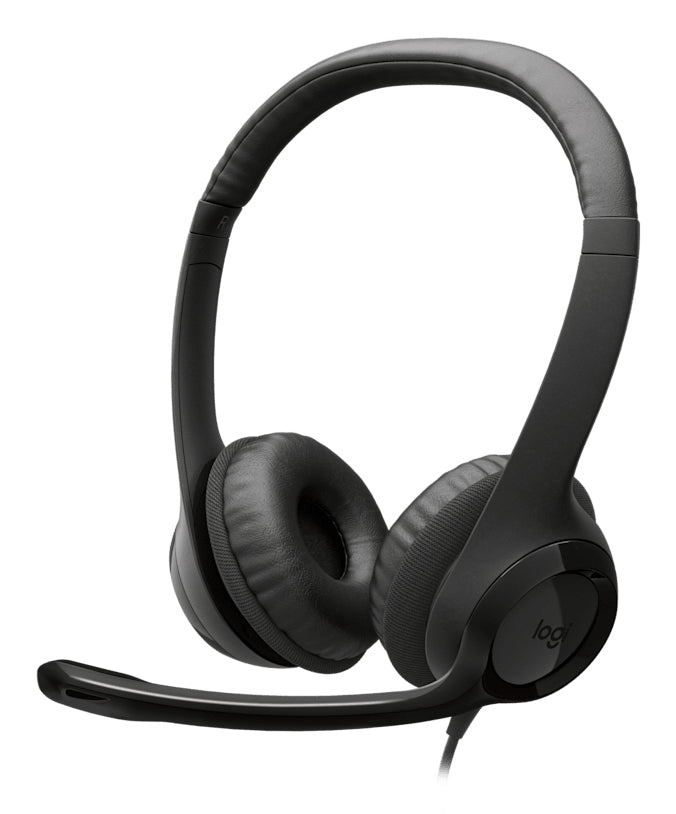 Logitech 981-001575 audífono y auriculare Auriculares Alámbrico Diadema Llamadas/Música USB Tipo C Negro