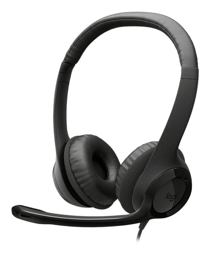 Logitech 981-001575 audífono y auriculare Auriculares Alámbrico Diadema Llamadas/Música USB Tipo C Negro