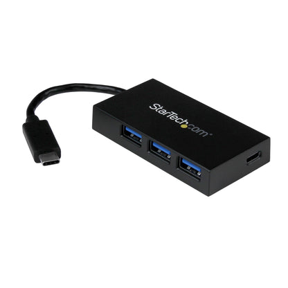 StarTech.com HB30C3A1CFB nodo concentrador USB 3.2 Gen 1 (3.1 Gen 1) Type-C 5000 Mbit/s Negro