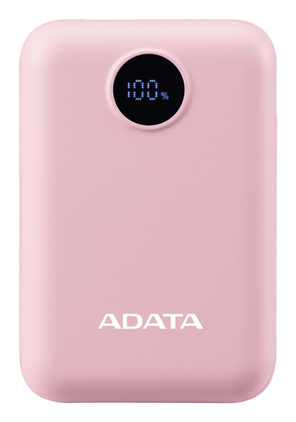 Power Bank Adata 10000mAh Digital PC10022 Rosa