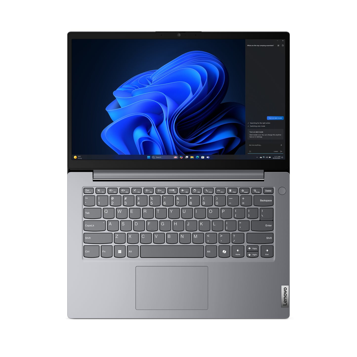 Laptop Lenovo V14 G5 Core i7 14" Windows 11 Pro 64  1 GB 512GB 1CourierCarryin Iron Grey Spanish