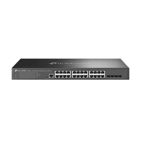 TP-Link Omada SG3428 dispositivo de redes Gestionado L2/L3 Gigabit Ethernet (10/100/1000) 1U Negro
