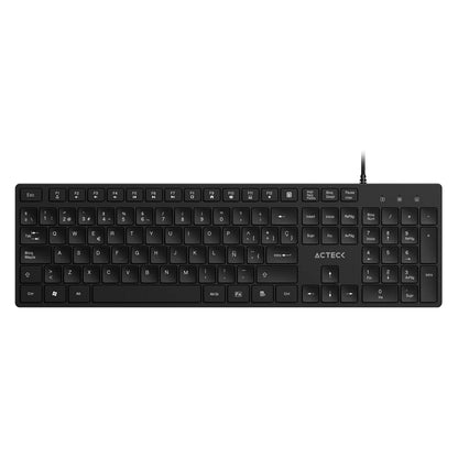 Acteck Vantage Aero TA545 teclado Universal USB Español Negro