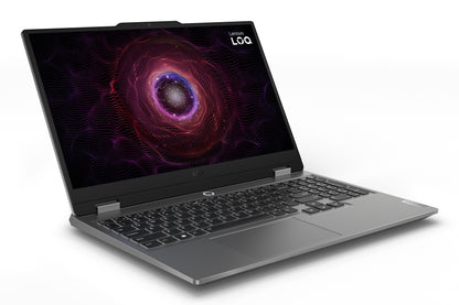 Lenovo LOQ 15ARP9 AMD Ryzen™ 5 7235HS Computadora portátil 39.6 cm (15.6") Full HD 8 GB DDR5-SDRAM 512 GB SSD NVIDIA GeForce RTX 3050 Wi-Fi 6 (802.11ax) Windows 11 Home Gris Español