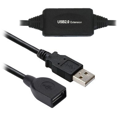 BRobotix 150156 cable USB USB 2.0 20 m USB A 0.48 Gbit/s Negro