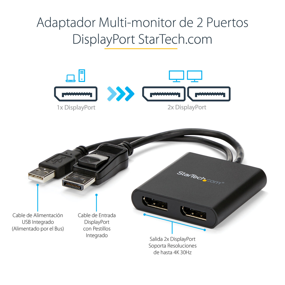 StarTech.com MSTDP122DP divisor de vídeo