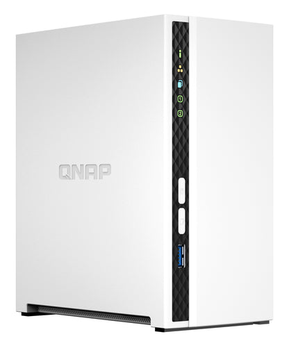 QNAP TS-233 NAS Tower ARM Cortex-A55 2 GB 0 TB QNAP QTS Blanco
