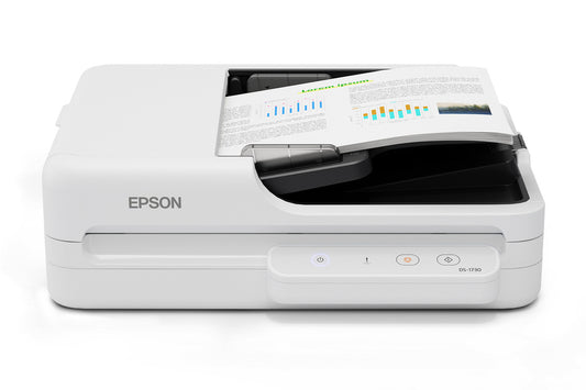 Epson DS-1730 Escáner de base plana y ADF 1200 x 1200 DPI A4 Negro, Blanco