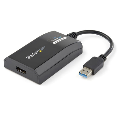 StarTech.com USB32HDPRO adaptador gráfico USB 1920 x 1200 Pixeles Negro