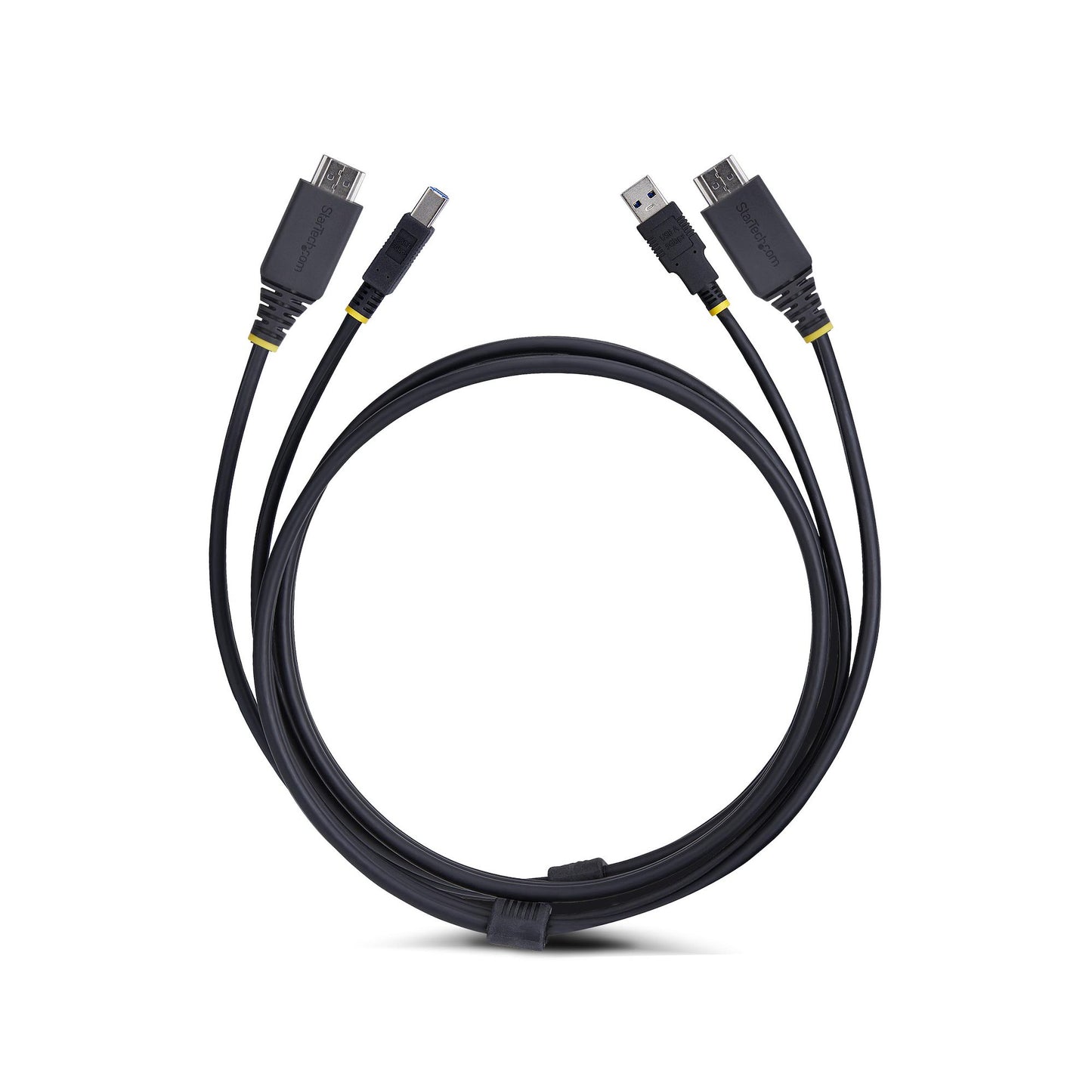 StarTech.com HU12210-KVM-CABLE cable para video, teclado o ratón (KVM) Negro 3.1 m