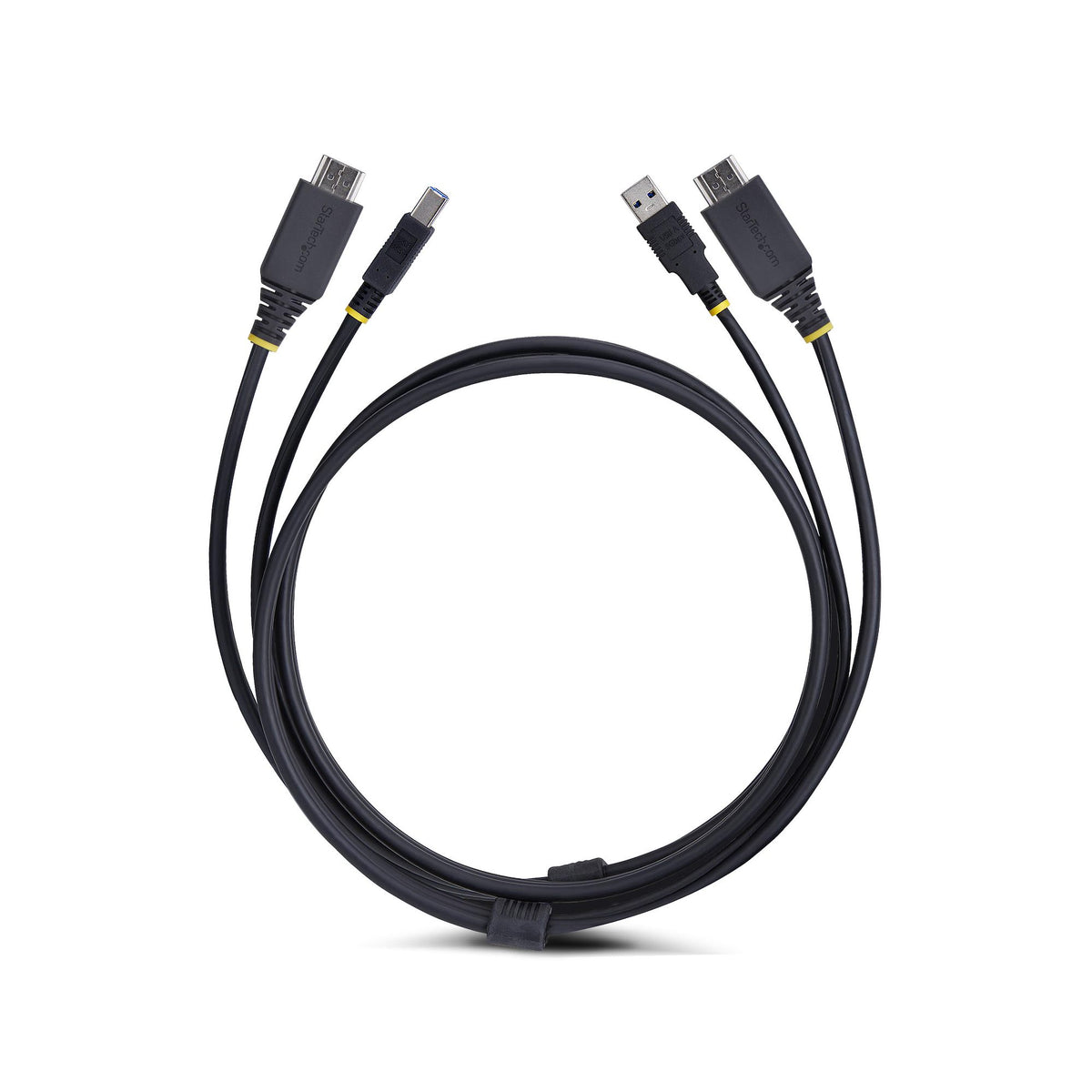 StarTech.com HU12210-KVM-CABLE cable para video, teclado o ratón (KVM) Negro 3.1 m