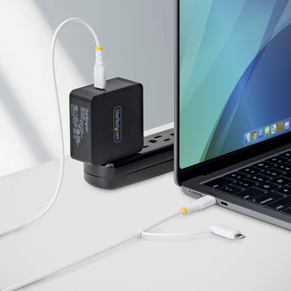 StarTech.com 1M-U2-LNTC-CABLE cable USB USB C 0.48 Gbit/s Blanco