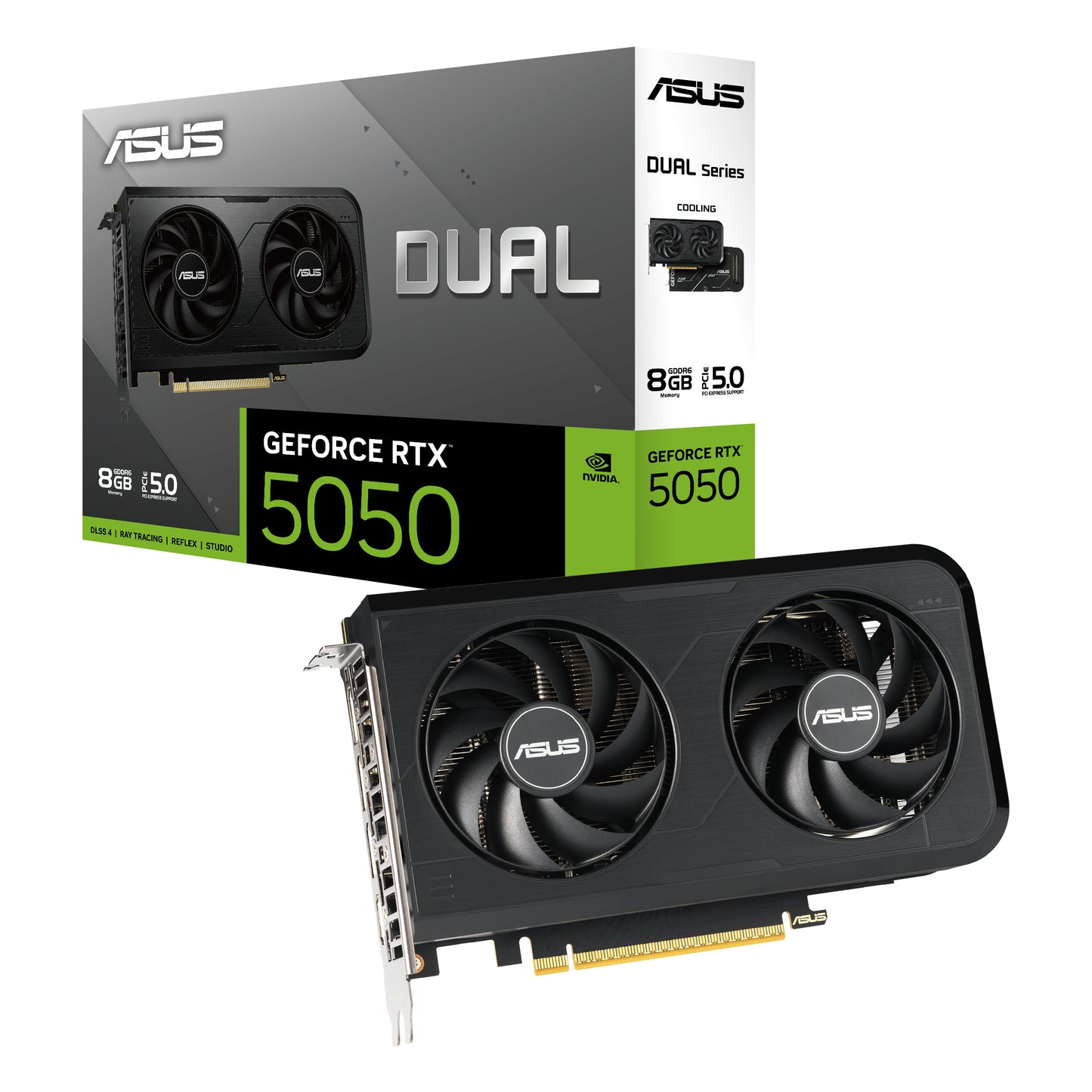 Tarjeta Video Asus Dual-RTX5050-8G 8GB GDDR6 128BIT PCI-E 5.0 HDMI 3*DP Dual Fan