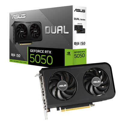 Tarjeta Video Asus Dual-RTX5050-8G 8GB GDDR6 128BIT PCI-E 5.0 HDMI 3*DP Dual Fan
