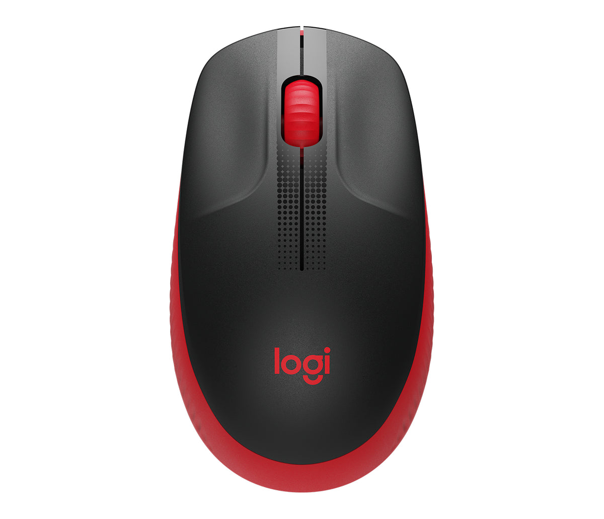 Mouse Logitech M190 Full Size Inalámbrico 1000 dpi USB Color Rojo